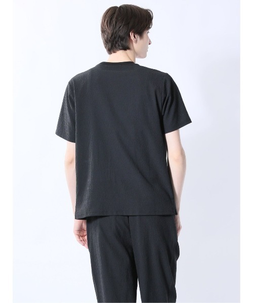 m.f.editorial(エムエフエディトリアル)の「【ストレッチ】m.f.エディトリアル メンズ circle motion Air クルー 半袖 Tシャツ(セットアップ可能)(Tシャツ/カットソー・メンズ・ネイビー/ブラック・MEDIUM/X-LARGE/LARGE)」の11枚目の写真