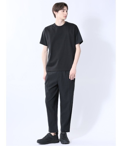 m.f.editorial(エムエフエディトリアル)の「【ストレッチ】m.f.エディトリアル メンズ circle motion Air クルー 半袖 Tシャツ(セットアップ可能)(Tシャツ/カットソー・メンズ・ネイビー/ブラック・MEDIUM/X-LARGE/LARGE)」の13枚目の写真