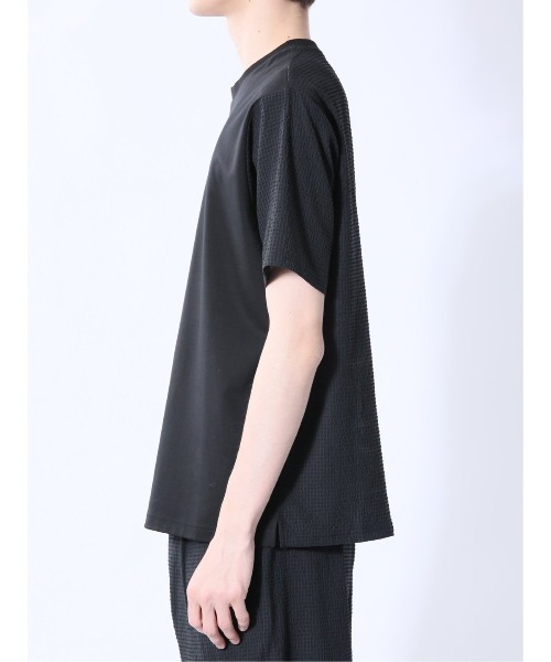 m.f.editorial(エムエフエディトリアル)の「【ストレッチ】m.f.エディトリアル メンズ circle motion Air クルー 半袖 Tシャツ(セットアップ可能)(Tシャツ/カットソー・メンズ・ネイビー/ブラック・MEDIUM/X-LARGE/LARGE)」の15枚目の写真