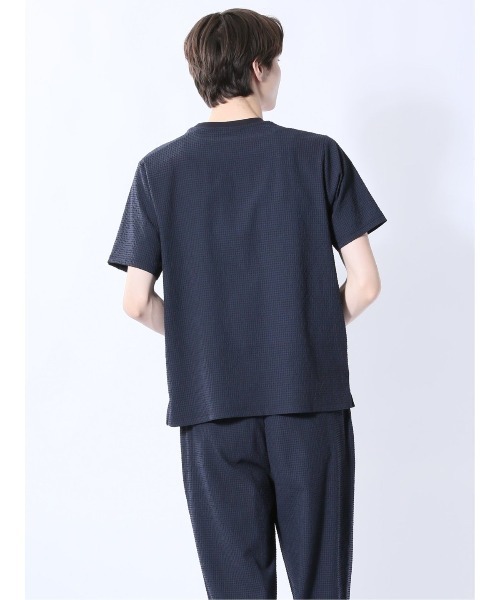 m.f.editorial(エムエフエディトリアル)の「【ストレッチ】m.f.エディトリアル メンズ circle motion Air クルー 半袖 Tシャツ(セットアップ可能)(Tシャツ/カットソー・メンズ・ネイビー/ブラック・MEDIUM/X-LARGE/LARGE)」の21枚目の写真