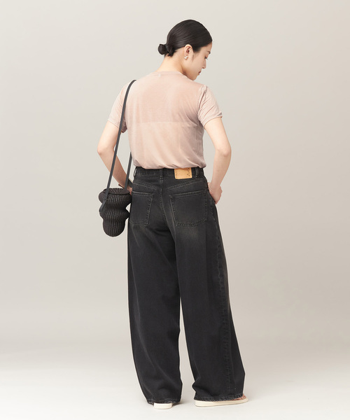 BASERANGE（ベースレンジ）の「【BASERANGE/ベースレンジ】TEE SHIRT：Tシャツ（Tシャツ/カットソー・レディース・アイボリー/ブラウン系その他/ブラウン/ピンク・SMALL）」の14枚目の写真