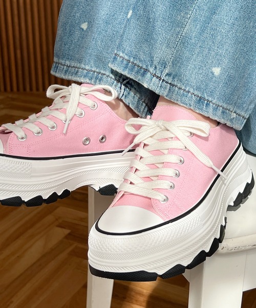 moment+(モーメントプラス)の「ローカットスニーカー(スニーカー・レディース・ブラック・LL)」の9枚目の写真