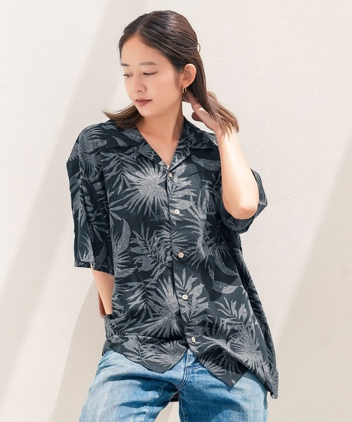 Blue Standard （ブルースタンダード）の「【Blue Standard:ブルースタンダード】レーヨン100％ 総柄プリントシャツ アロハ 接触冷感（シャツ/ブラウス・メンズ・その他3/その他2/その他/その他6/その他1/その他10/その他8/その他9/その他7/その他4/その他5・XX-LARGE/MEDIUM/LARGE/X-LARGE）」の5枚目の写真