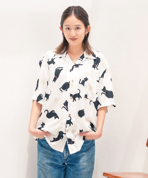 Blue Standard （ブルースタンダード）の「【Blue Standard:ブルースタンダード】レーヨン100％ 総柄プリントシャツ アロハ 接触冷感（シャツ/ブラウス・メンズ・その他3/その他2/その他/その他6/その他1/その他10/その他8/その他9/その他7/その他4/その他5・XX-LARGE/MEDIUM/LARGE/X-LARGE）」の9枚目の写真