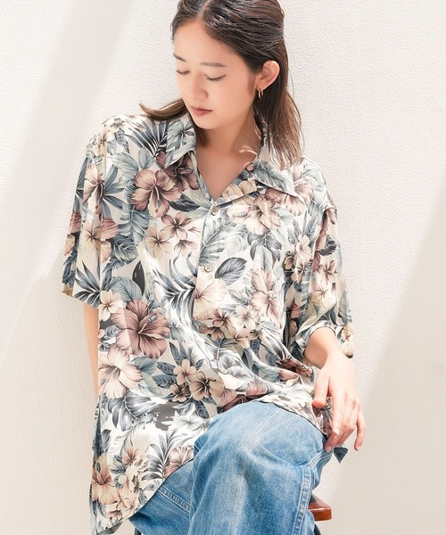 Blue Standard （ブルースタンダード）の「【Blue Standard:ブルースタンダード】レーヨン100％ 総柄プリントシャツ アロハ 接触冷感（シャツ/ブラウス・メンズ・その他3/その他2/その他/その他6/その他1/その他10/その他8/その他9/その他7/その他4/その他5・XX-LARGE/MEDIUM/LARGE/X-LARGE）」の10枚目の写真