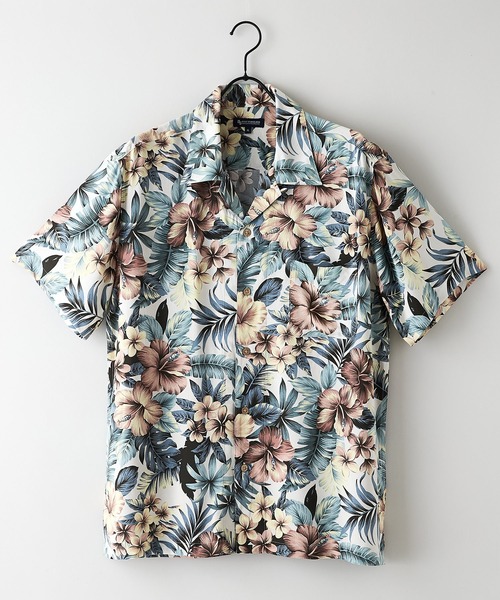 Blue Standard （ブルースタンダード）の「【Blue Standard:ブルースタンダード】レーヨン100％ 総柄プリントシャツ アロハ 接触冷感（シャツ/ブラウス・メンズ・その他3/その他2/その他/その他6/その他1/その他10/その他8/その他9/その他7/その他4/その他5・XX-LARGE/MEDIUM/LARGE/X-LARGE）」の12枚目の写真