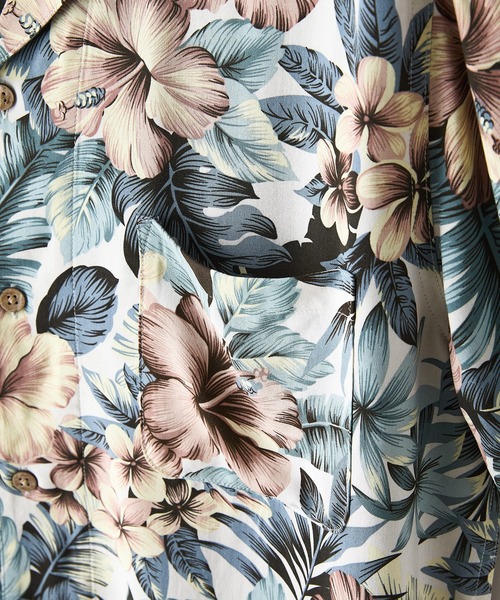 Blue Standard （ブルースタンダード）の「【Blue Standard:ブルースタンダード】レーヨン100％ 総柄プリントシャツ アロハ 接触冷感（シャツ/ブラウス・メンズ・その他3/その他2/その他/その他6/その他1/その他10/その他8/その他9/その他7/その他4/その他5・XX-LARGE/MEDIUM/LARGE/X-LARGE）」の14枚目の写真