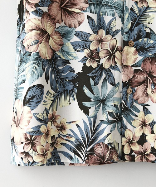 Blue Standard （ブルースタンダード）の「【Blue Standard:ブルースタンダード】レーヨン100％ 総柄プリントシャツ アロハ 接触冷感（シャツ/ブラウス・メンズ・その他3/その他2/その他/その他6/その他1/その他10/その他8/その他9/その他7/その他4/その他5・XX-LARGE/MEDIUM/LARGE/X-LARGE）」の17枚目の写真