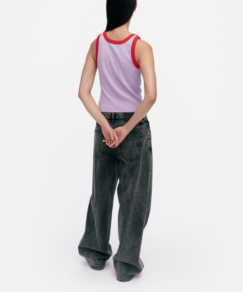 marimekko(マリメッコ)の「【kioski】 Surrea Piirto Uni / tank top(タンクトップ・レディース・ラベンダー・LARGE/SMALL/MEDIUM/X-SMALL)」の3枚目の写真