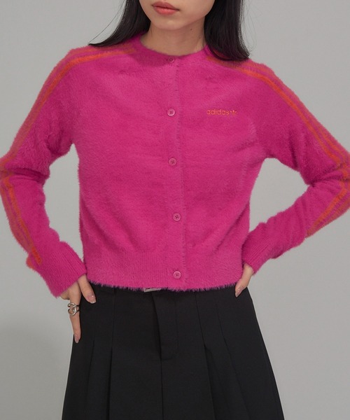 adidas】FLUFFY CARDIGAN（カーディガン/ボレロ）｜adidas（アディダス