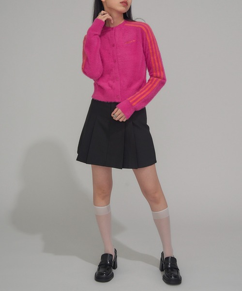 adidas（アディダス）の「【adidas】FLUFFY CARDIGAN（カーディガン/ボレロ・レディース・グリーン/ピンク/インディゴブルー・L/M）」の12枚目の写真