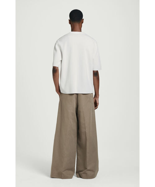 “COS MEN” ダブルフェイスニットTシャツ オーバーサイズダブルフェイスニットTシャツ（Tシャツ