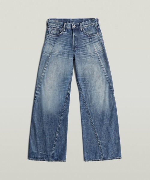 G-STAR（ジースター）の「Contor 3D Wide Jeans/立体裁断ワイドルーズジーンズ/L28（デニムパンツ・レディース・インディゴブルー・26inch/25inch/24inch/27inch）」の6枚目の写真