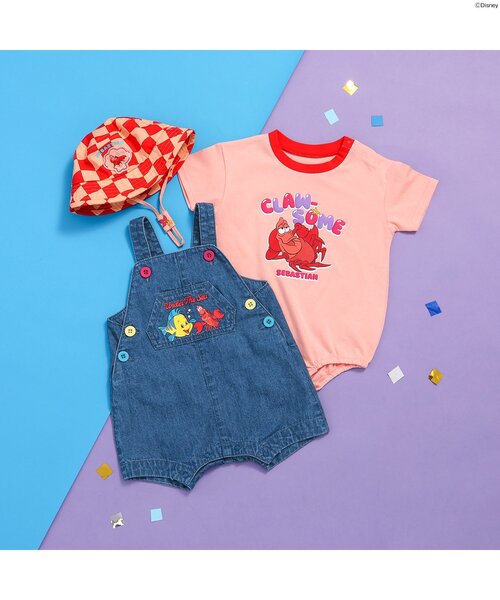Disney(ディズニー)の「【ディズニーキャラクター】セバスチャン&フランダー/サロペット(その他ベビーウェア・キッズ・インディゴブルー・70/80)」の3枚目の写真