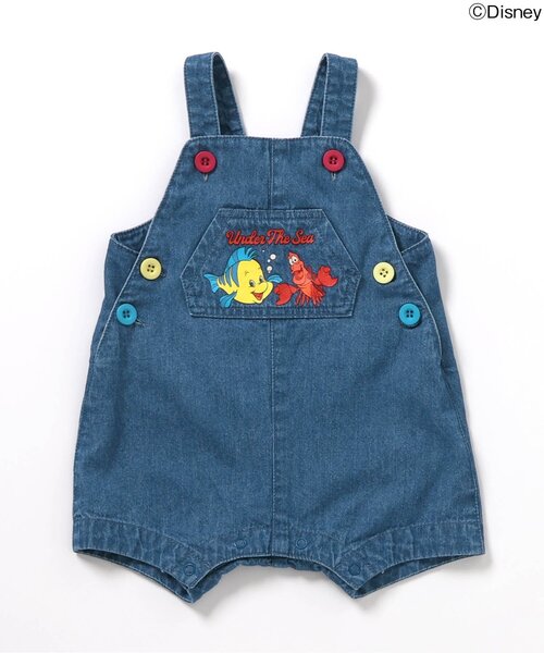 Disney(ディズニー)の「【ディズニーキャラクター】セバスチャン&フランダー/サロペット(その他ベビーウェア・キッズ・インディゴブルー・70/80)」の5枚目の写真
