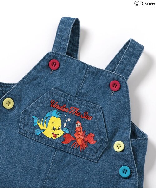 Disney(ディズニー)の「【ディズニーキャラクター】セバスチャン&フランダー/サロペット(その他ベビーウェア・キッズ・インディゴブルー・70/80)」の7枚目の写真