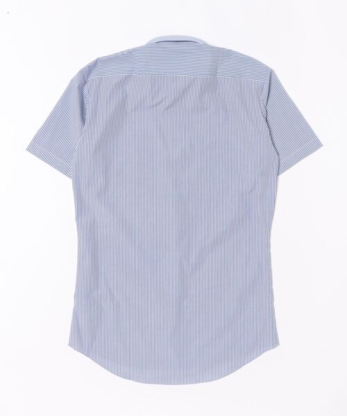 TOKYO SHIRTS(トウキョウシャツ)の「【吸水速乾】 形態安定ノンアイロン ボタンダウン 半袖ビジネスワイシャツ(ビジネスシャツ・メンズ・ネイビー・首回り39cm/首回り41cm/首回り42cm/首回り43cm/首回り37cm)」の7枚目の写真