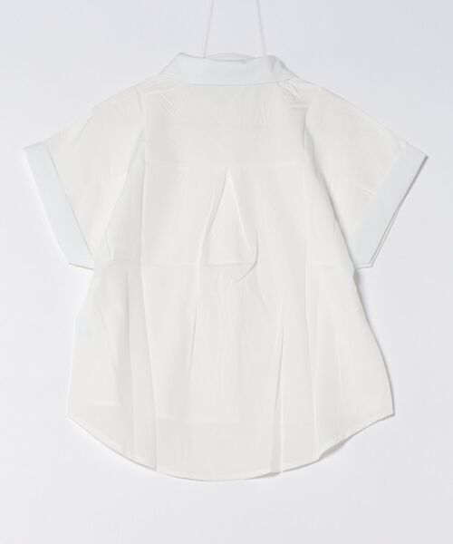 urge:(アージコロン )の「【URGE:】フレンチ スリーブ 半袖 ブラウス(シャツ/ブラウス・レディース・ブルー/ホワイト・X-LARGE/LARGE/MEDIUM/SMALL)」の3枚目の写真