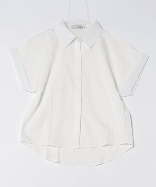 urge:(アージコロン )の「【URGE:】フレンチ スリーブ 半袖 ブラウス(シャツ/ブラウス・レディース・ブルー/ホワイト・X-LARGE/LARGE/MEDIUM/SMALL)」の12枚目の写真