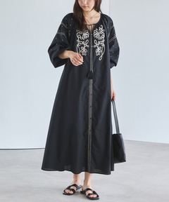 セール】クロスステッチ刺繍ワンピース◇（ワンピース）｜SLOBE IENA