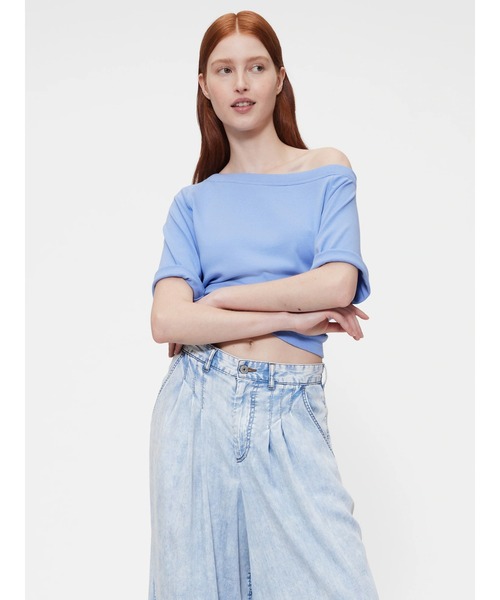 tシャツ GapStudio モダン オフショルダートップス レディース ◇GapStudio モダン オフショルダートップス（Tシャツ