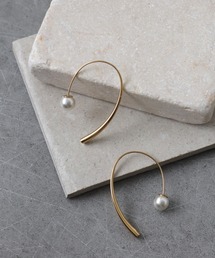 Three Four Time | フックパールキャッチステンレスピアス(ピアス(両耳用))