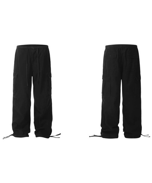 NOWLE（ノウル）の「【NOWLE】ヴィンテージライク ルーズフィット カーゴパンツ（カーゴパンツ・メンズ・グレー/ブラウン/ブラック・LARGE/MEDIUM/X-LARGE/SMALL）」の8枚目の写真