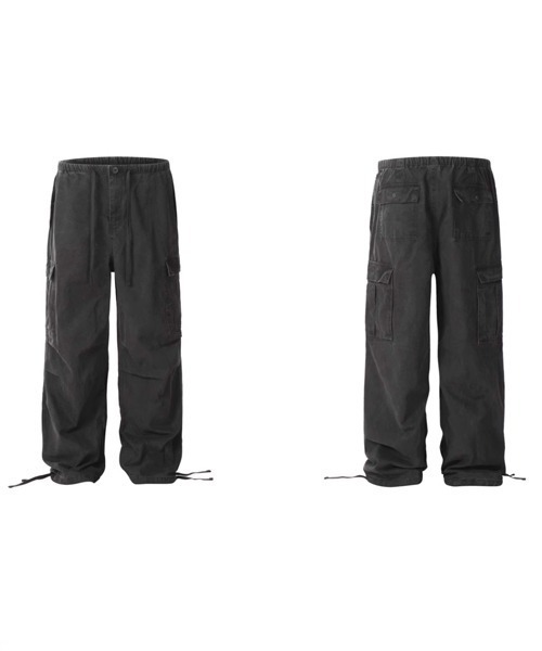 NOWLE（ノウル）の「【NOWLE】ヴィンテージライク ルーズフィット カーゴパンツ（カーゴパンツ・メンズ・グレー/ブラウン/ブラック・LARGE/MEDIUM/X-LARGE/SMALL）」の19枚目の写真