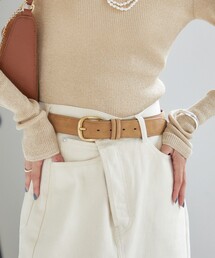 SHIPS | ヌバック レザー ボリューム バックル ベルト(ベルト)