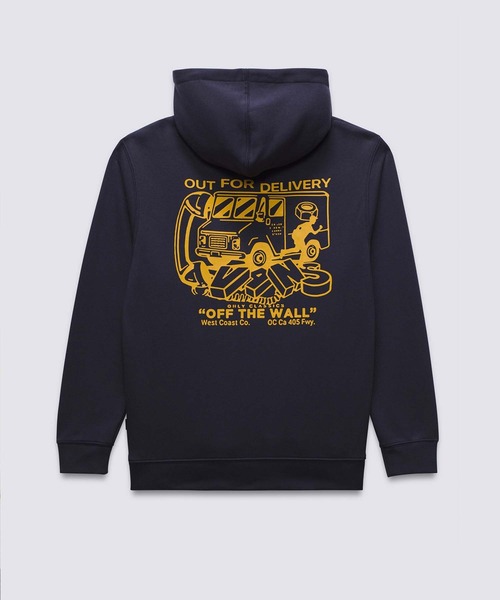 キッズ NEXT STOP ルーズ プルオーバーフーディー / Next Stop Loose Pullover PARIS VN000MH0JDU1