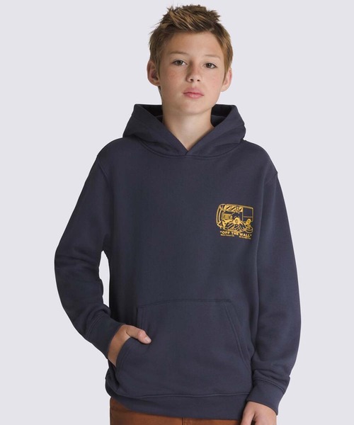 VANS(バンズ)の「キッズ NEXT STOP ルーズ プルオーバーフーディー / Next Stop Loose Pullover PARIS VN000MH0JDU1(パーカー・キッズ・ネイビー・LARGE)」の3枚目の写真
