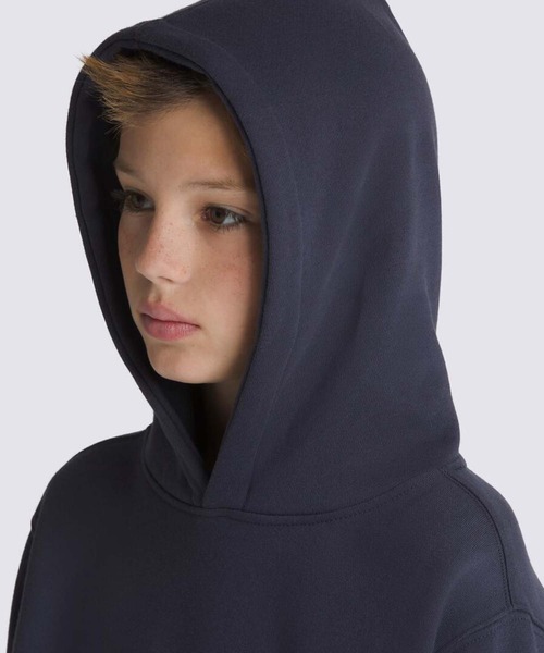 VANS(バンズ)の「キッズ NEXT STOP ルーズ プルオーバーフーディー / Next Stop Loose Pullover PARIS VN000MH0JDU1(パーカー・キッズ・ネイビー・LARGE)」の4枚目の写真