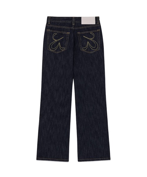 GLOWNY（グロウニ―）の「THE RODEO JEANS（デニムパンツ・レディース・ブラック/ネイビー・LARGE/MEDIUM）」の3枚目の写真