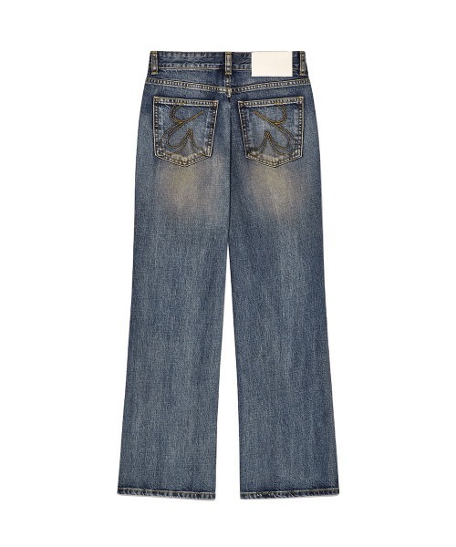 GLOWNY（グロウニ―）の「THE RODEO JEANS（デニムパンツ・レディース・ブラック/ネイビー・LARGE/MEDIUM）」の7枚目の写真