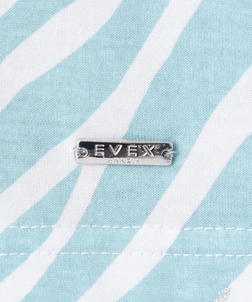 EVEX by KRIZIA(エヴェックスバイクリツィア)の「【ウォッシャブル】フローゼブラグリッタープリントカットソー(Tシャツ/カットソー・レディース・オフホワイト/ブルー系その他4/ダークネイビー・40)」の11枚目の写真