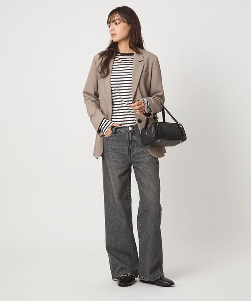 セール】＜PRATO MADE IN ITALY＞ワイドボストンバッグ