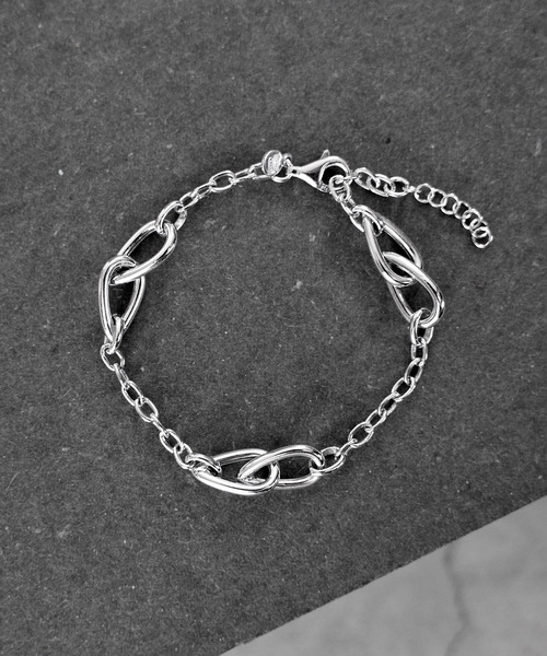 シルバー925 イタリア製 ブレスレット チェーン TEARS CHAIN BRACELET イタリア製シルバー925ティアーズチェーン