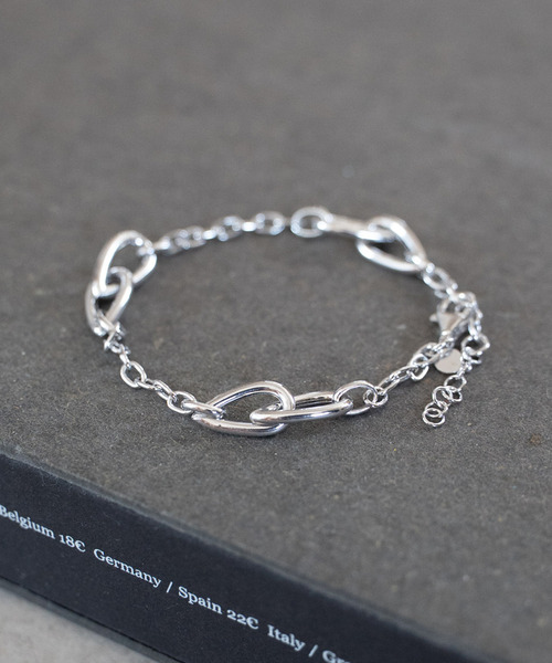 TEARS CHAIN BRACELET イタリア製シルバー925ティアーズチェーン