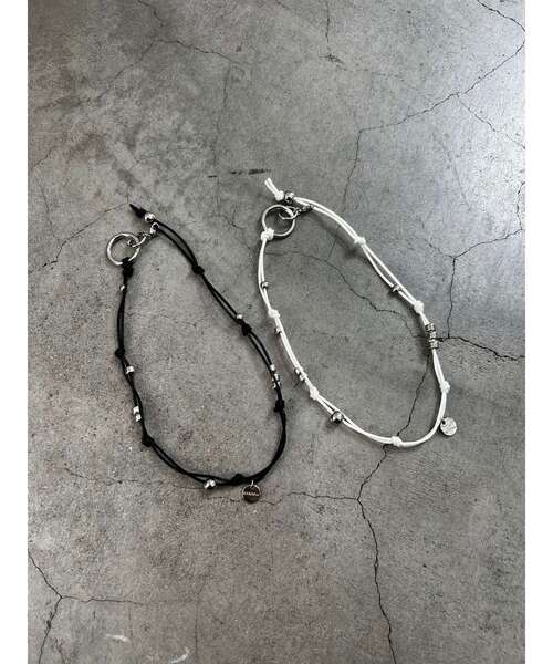 EMODA（エモダ）の「ストリングメタルネックレス（ネックレス・レディース・ホワイト/ブラック・FREE）」の3枚目の写真