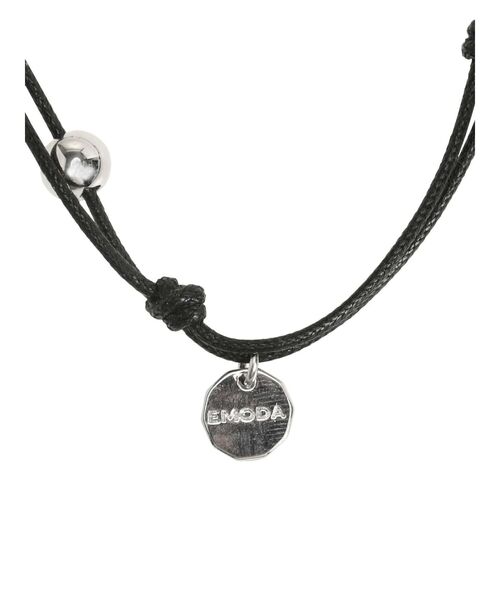 EMODA（エモダ）の「ストリングメタルネックレス（ネックレス・レディース・ホワイト/ブラック・FREE）」の6枚目の写真