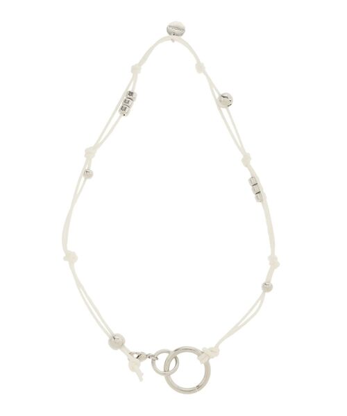 EMODA（エモダ）の「ストリングメタルネックレス（ネックレス・レディース・ホワイト/ブラック・FREE）」の9枚目の写真
