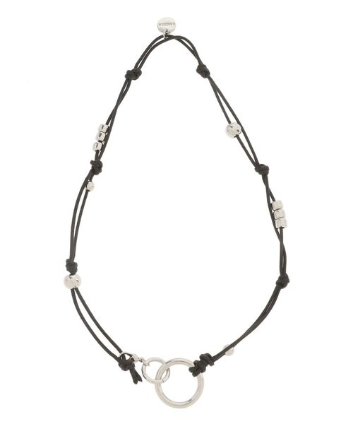 EMODA（エモダ）の「ストリングメタルネックレス（ネックレス・レディース・ホワイト/ブラック・FREE）」の10枚目の写真