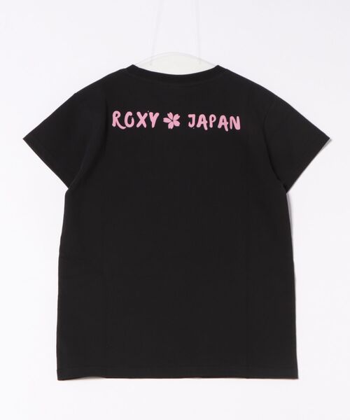ROXY(ロキシー)の「MANEKI NEKO S/S TEE /ロキシーフロントプリント半袖Tシャツ(Tシャツ/カットソー・レディース・ブラック/ホワイト・LARGE/MEDIUM/SMALL)」の3枚目の写真
