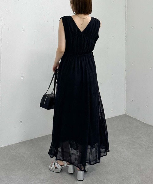 archives(アルシーヴ)の「レースノースリワンピース(ワンピース・レディース・アイボリー/ブラック・MEDIUM)」の9枚目の写真