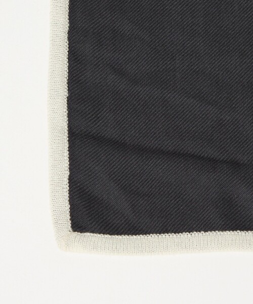 UNITED ARROWS（ユナイテッドアローズ）の「トリミング スカーフ（ストール/ショール・レディース・ベージュ/ネイビー・FREE）」の15枚目の写真