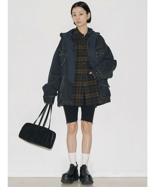 セール】【VEQUM】BOXY DENIM BZ（ブルゾン）｜EMODA（エモダ