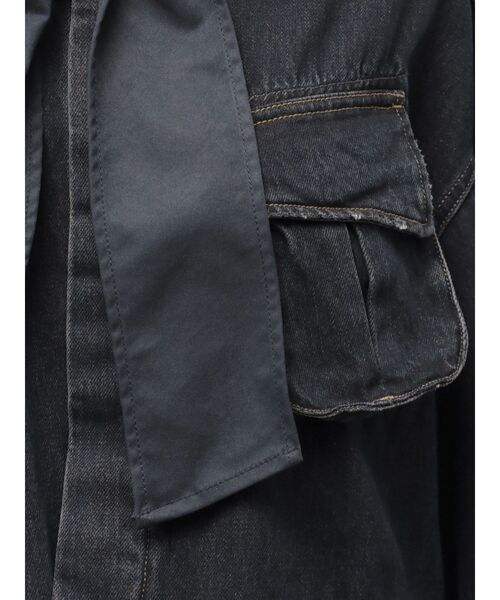 VEQUM(VEQUM)の「【VEQUM】BOXY DENIM BZ(ブルゾン・レディース・インディゴブルー/ブラウン・FREE)」の15枚目の写真