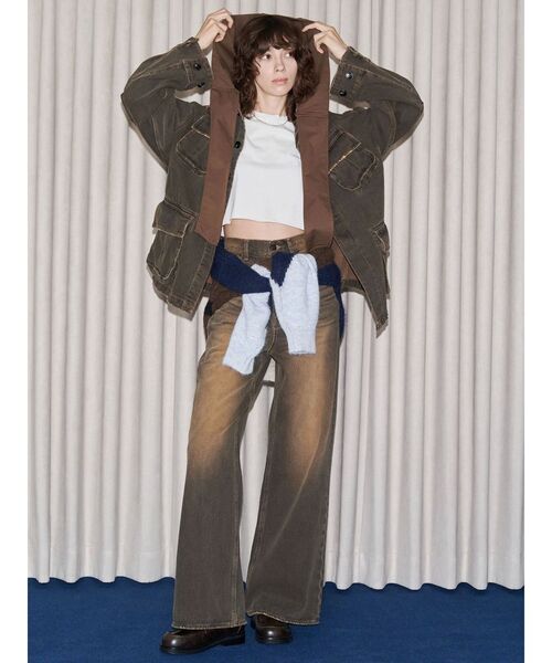 セール】【VEQUM】BOXY DENIM BZ（ブルゾン）｜EMODA（エモダ