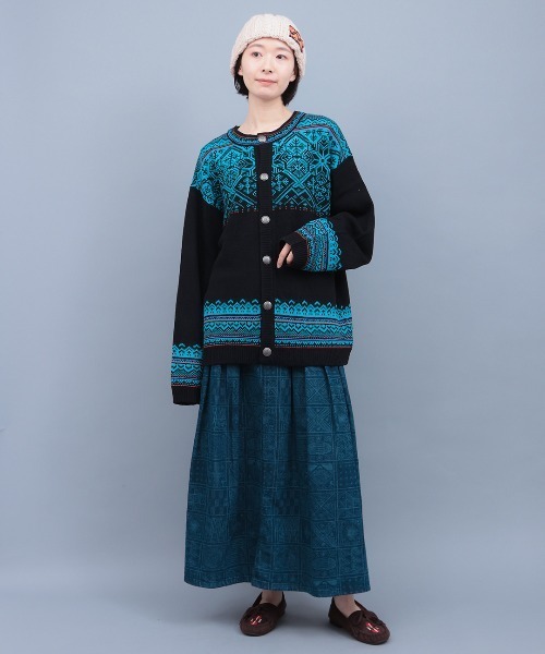 チチカカ（チチカカ）の「コンチョボタンニットカーディガン（カーディガン/ボレロ・メンズ・ブラック/ブラウン・FREE）」の13枚目の写真