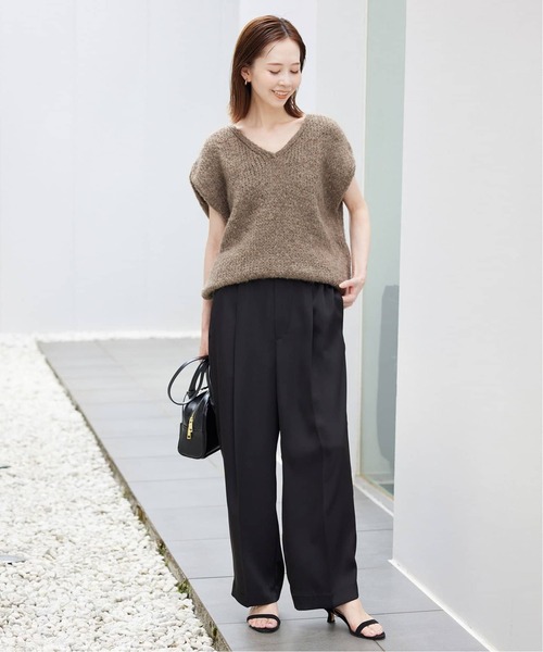 TRICOTS JEAN MARC(トリコットジーンマルク)の「《追加》TRICOTS JEAN MARC/トリコットジーンマルク VNベスト VARTOUI(ニット/セーター・レディース・ブラウン/ベージュ系その他・FREE)」の12枚目の写真